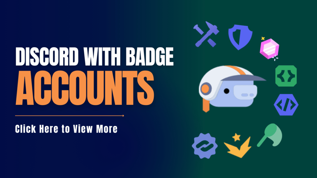 Buy Discord Account with all Badges